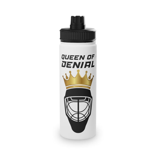 Queen of Denial Steel Water Bottle