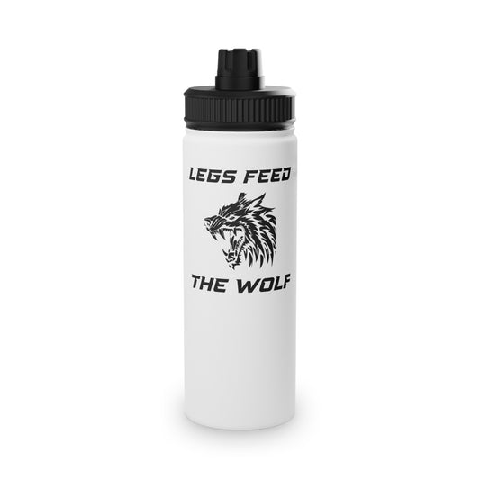 Legs Feed the Wolf Steel Water Bottle