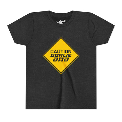 Caution Goalie Dad Youth Tee