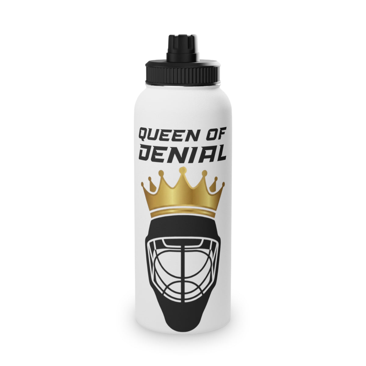 Queen of Denial Steel Water Bottle