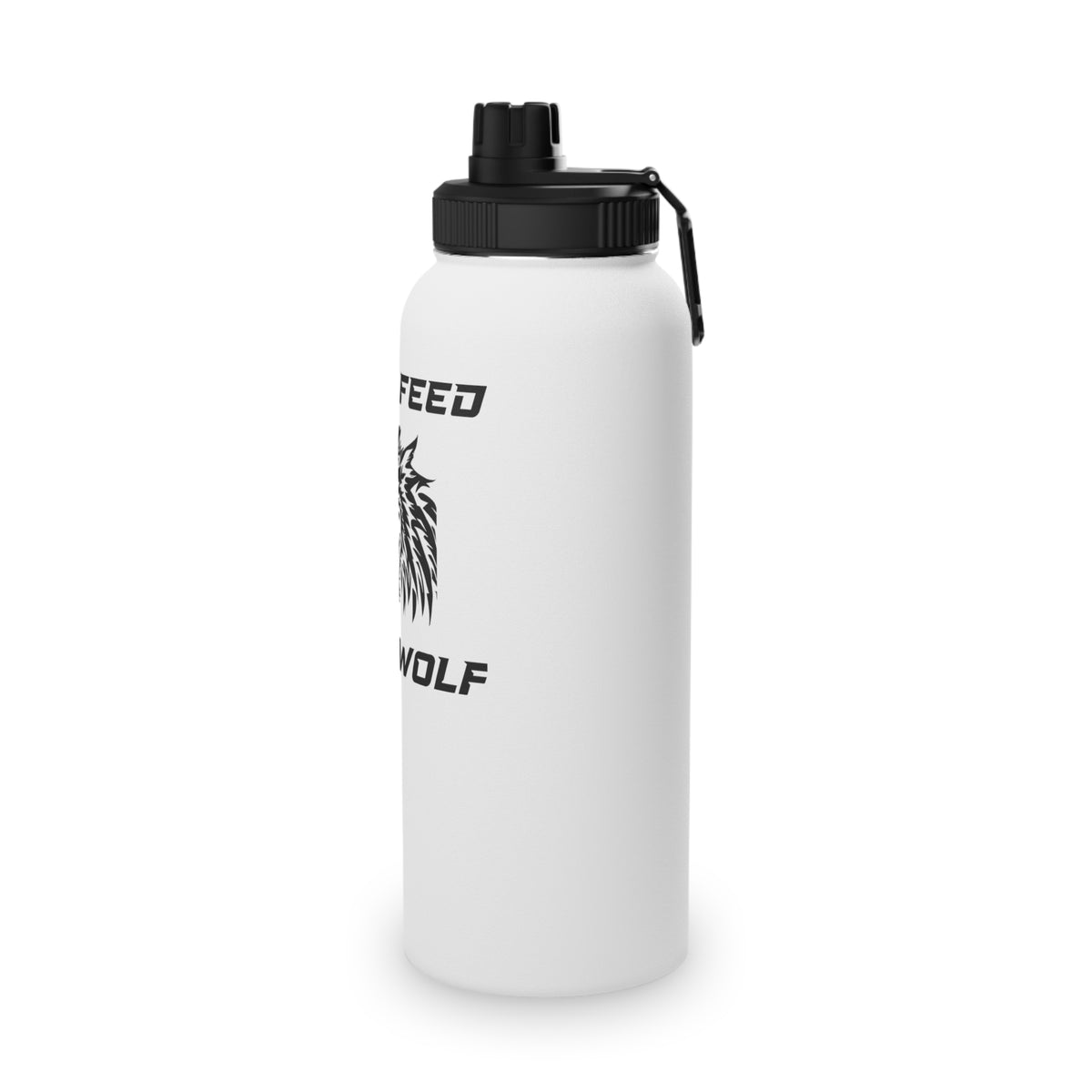 Legs Feed the Wolf Steel Water Bottle