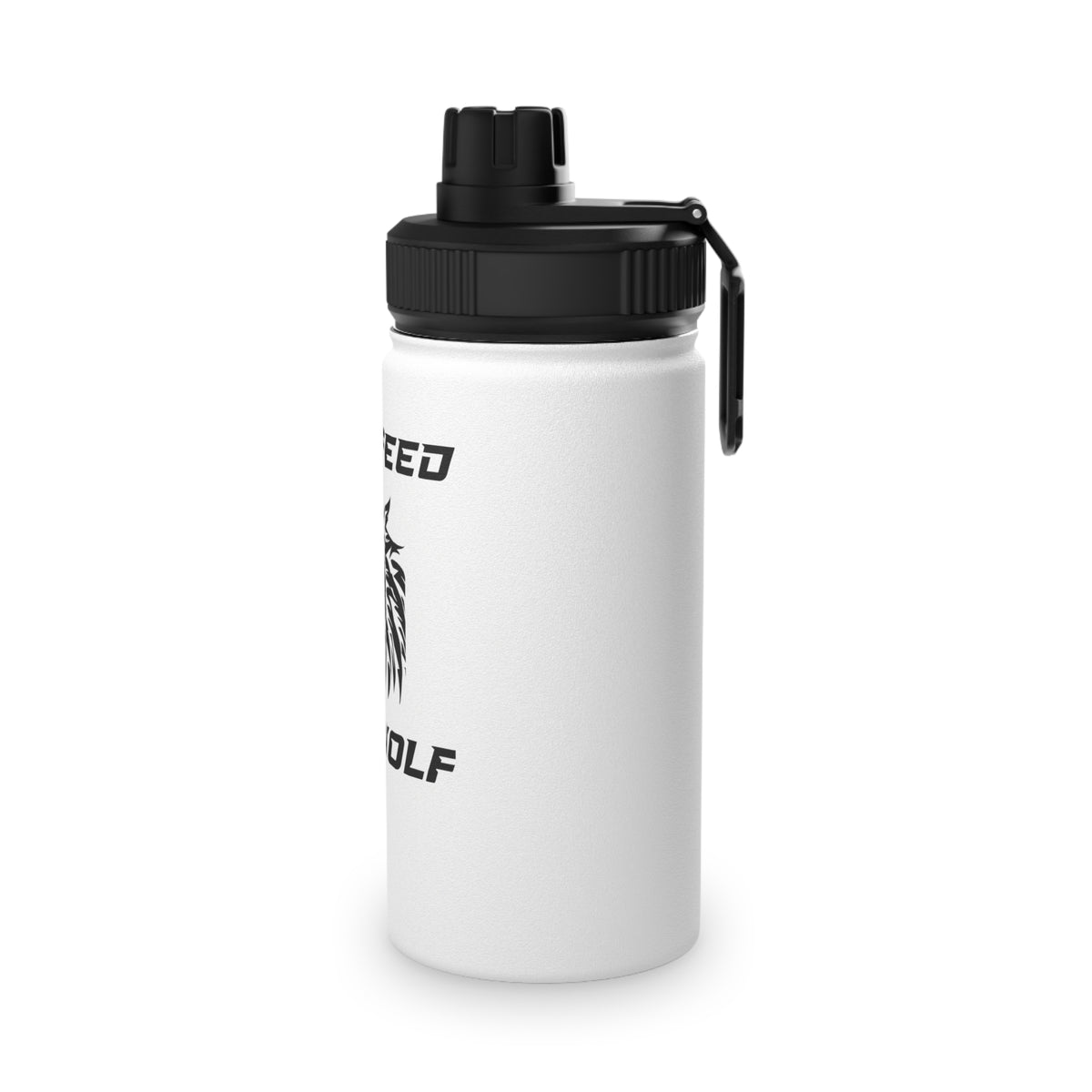 Legs Feed the Wolf Steel Water Bottle