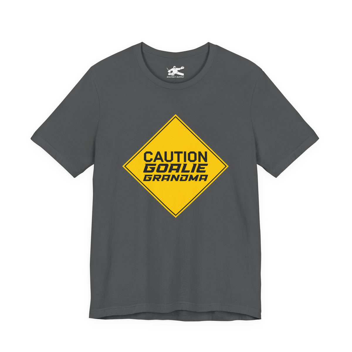 Caution Goalie Grandma