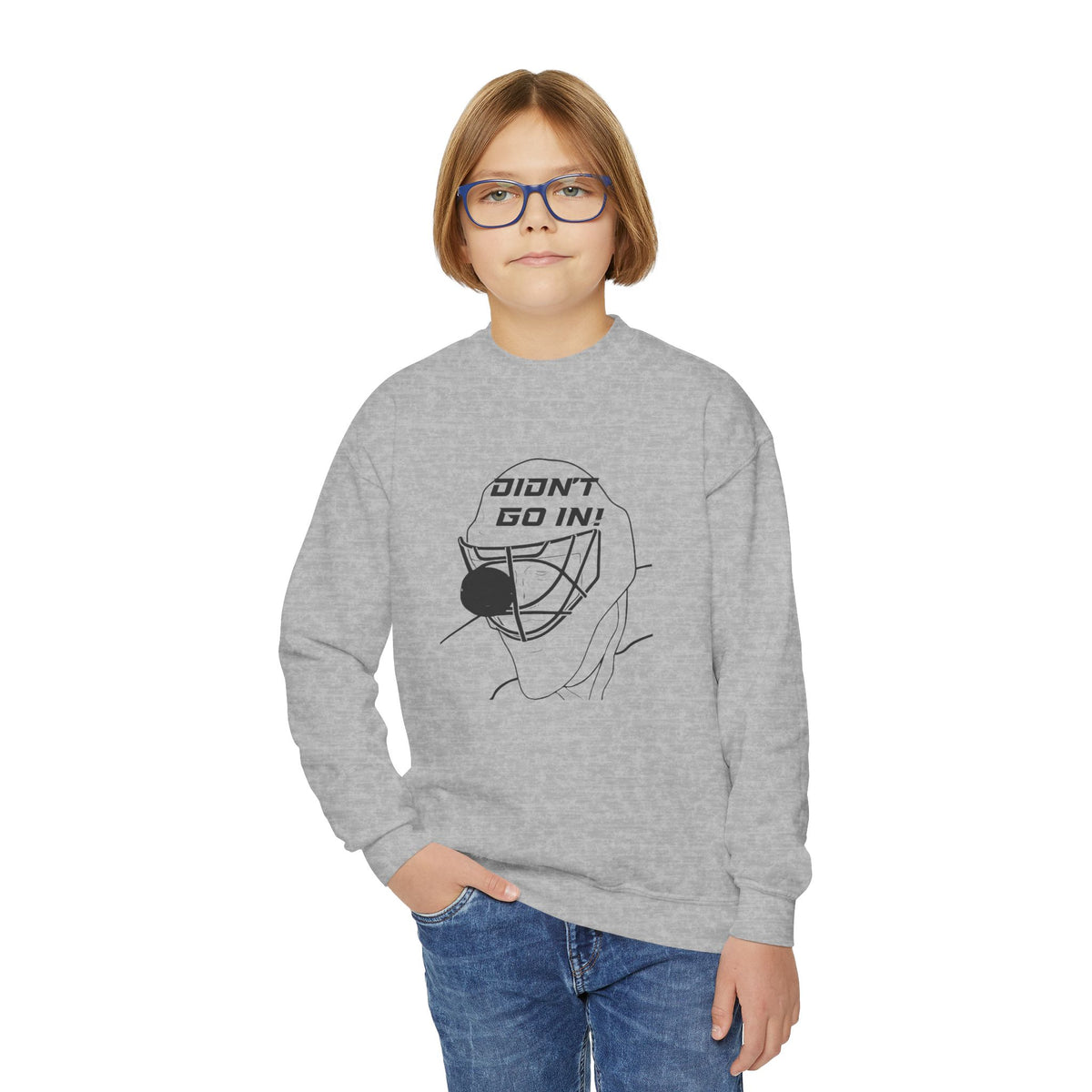 Didn't Go In Youth Crewneck