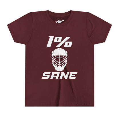 1% Sane Stacked Youth Tee
