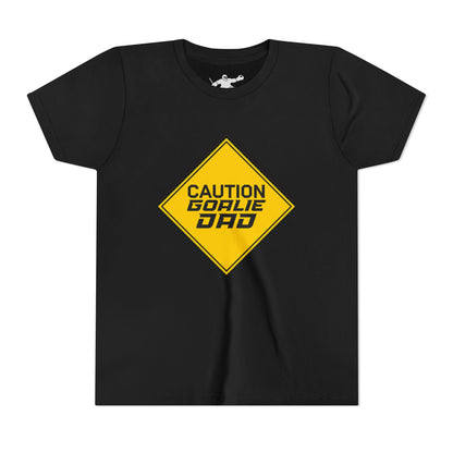 Caution Goalie Dad Youth Tee