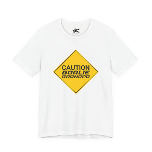 Caution Goalie Grandpa