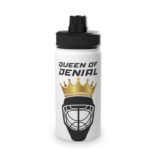 Queen of Denial Steel Water Bottle