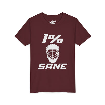 1% Sane Stacked Youth Tee