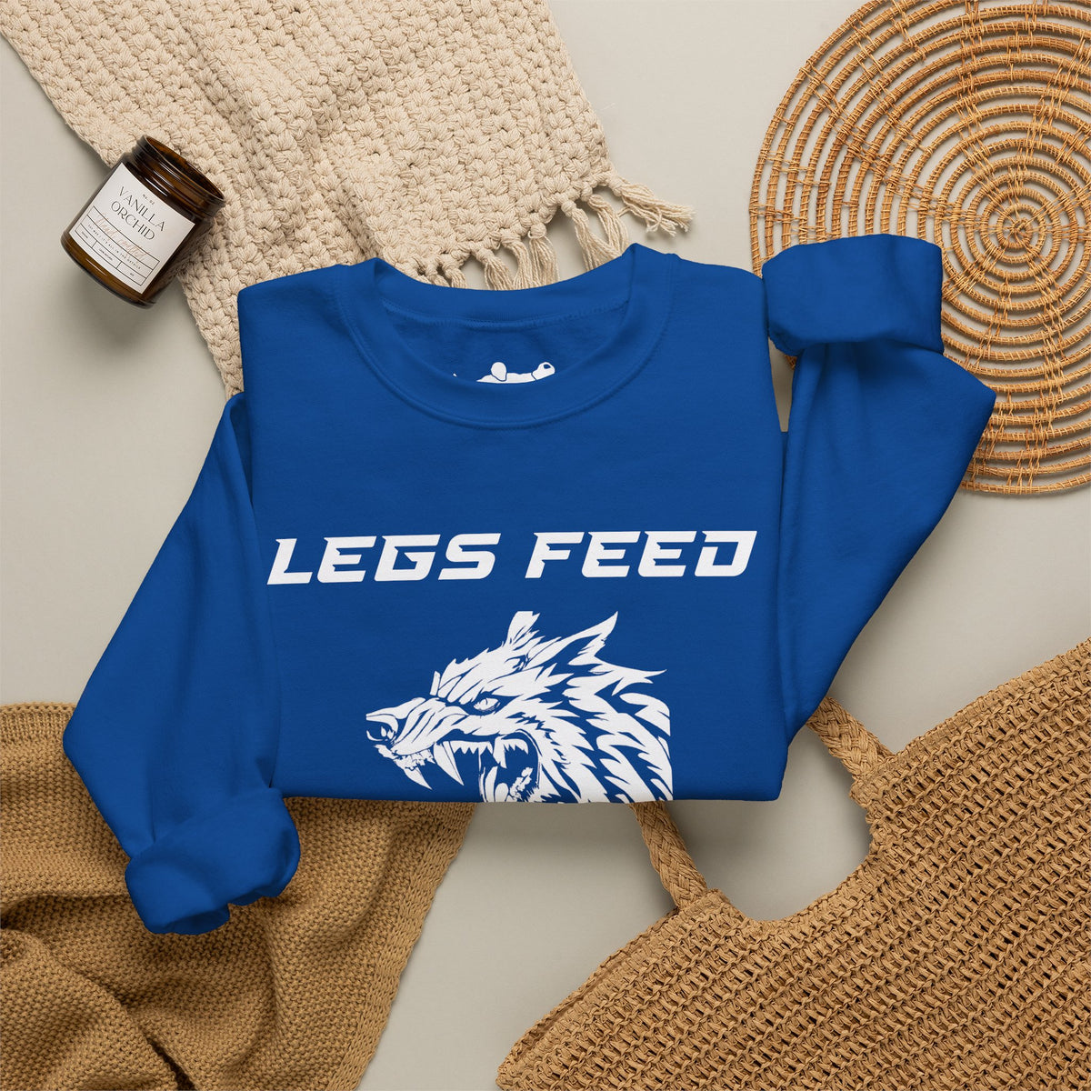Legs Feed the Wolf Crewneck