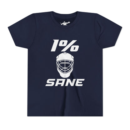 1% Sane Stacked Youth Tee