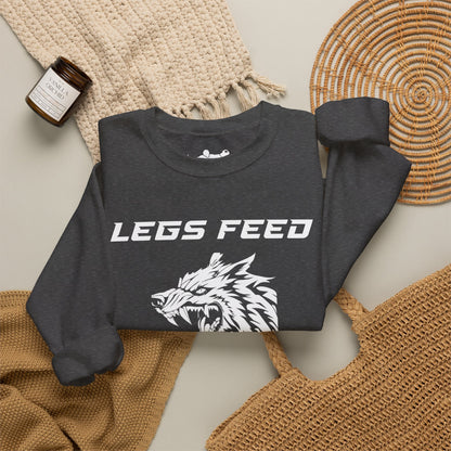 Legs Feed the Wolf Crewneck
