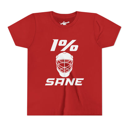 1% Sane Stacked Youth Tee